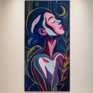 Rooted (Mixed Media on Canvas 80x40)